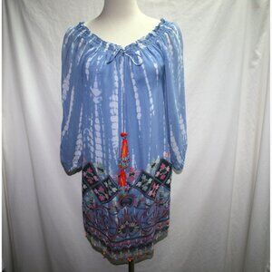 Hemant & Nandita Silk Beaded Mini Dress XS